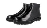 Tod's Men's Black welt-sewn Leather Half-Boot XXM0ZW