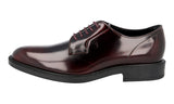 Tod's Men's Red welt-sewn Leather Derby Business Shoes XXM45A
