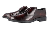 Tod's Men's Red welt-sewn Leather Derby Business Shoes XXM45A