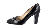 Tod's Women's Black Leather Pumps / Heels XXW0LY