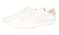 Gucci Women's White Leather Sneaker ace so