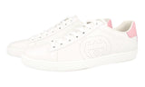 Gucci Women's White Leather Sneaker ace so