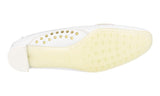 Tod's Women's White Leather Loafers casper